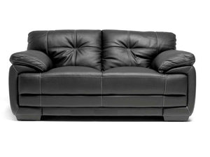 Black Leather Sofa