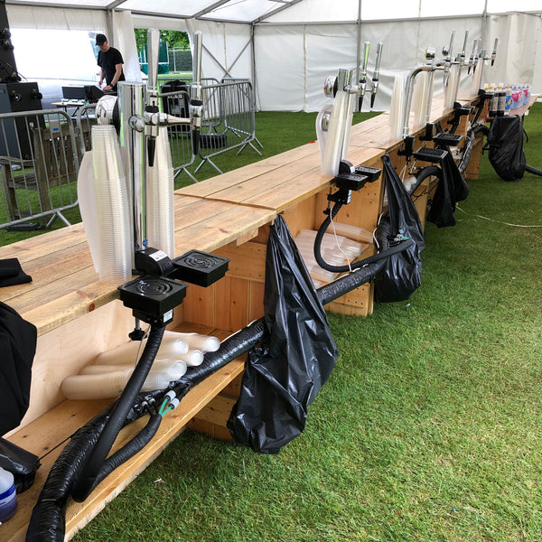 6 Ft Wooden Festival Bars