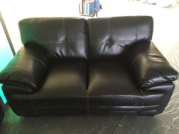 Black Leather Sofa