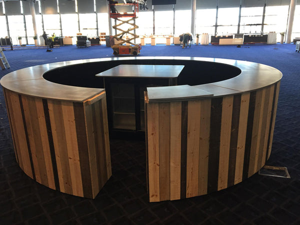 4m Rustic Island Bar
