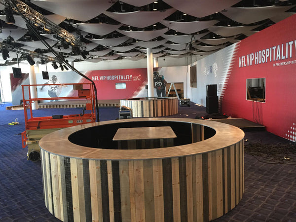 4m Rustic Island Bar