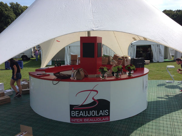 4m White Wrap Island Bar