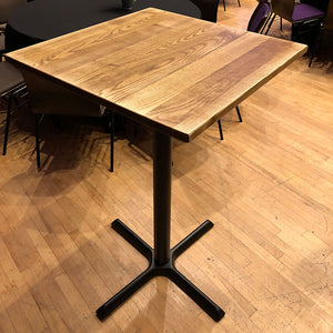 Poseur Tables - Matt metal cross base